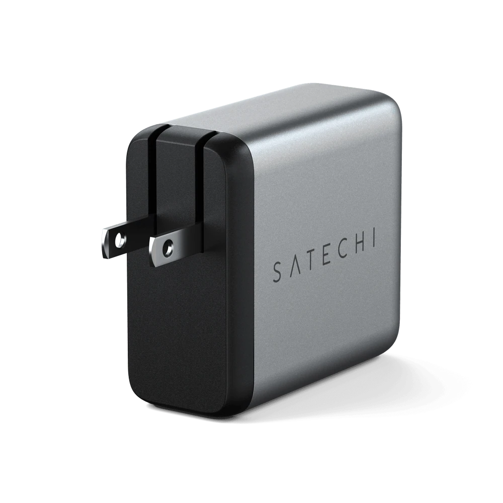Satechi ST-UC100WSM wall charger, US version, plug view